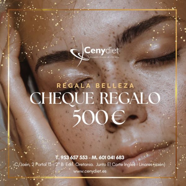 Cheque regalo Cenydiet. Regala Belleza